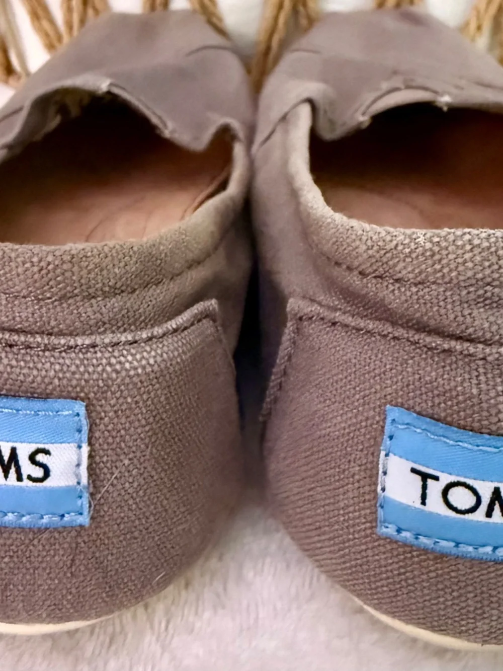 Women’s Toms gray classic shoe size 10